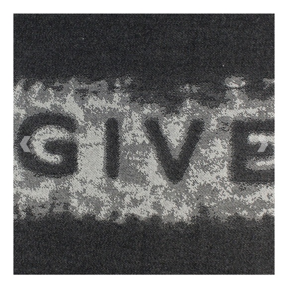 Givenchy Logo Abstract Jacquard Wool Scarf Unisex - Picture 4 of 7